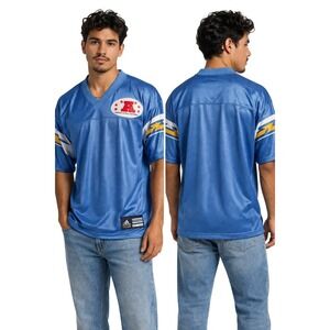 Adidas AFC Football Jersey Blue XL Vintage Style Mesh NFL NWT